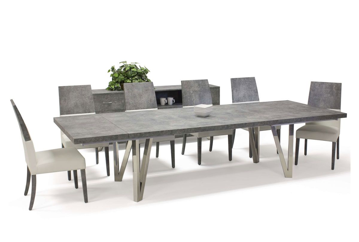 Foothill Faux Concrete Oversized Dining Table