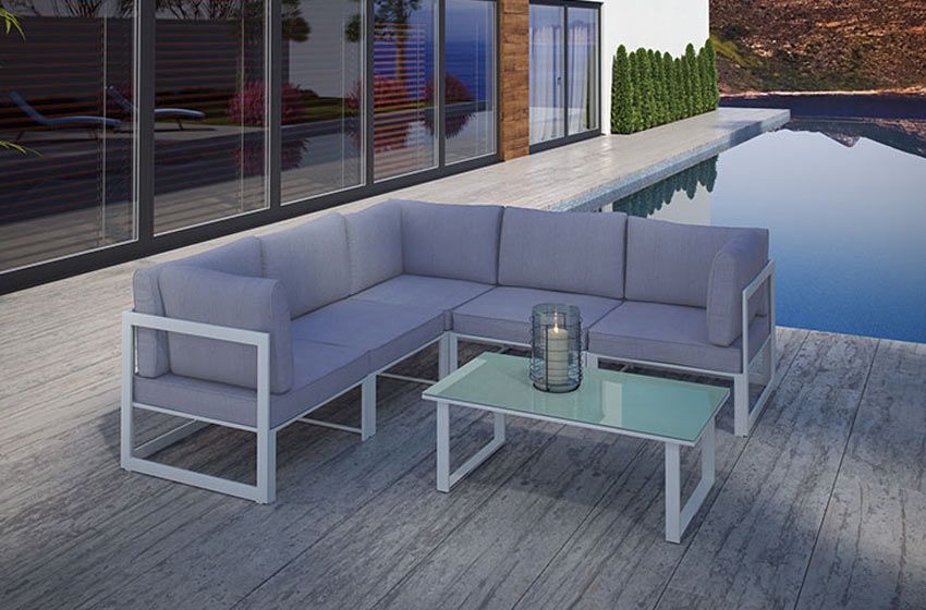 Fortuna 6 Piece Outdoor Sectional Sofa Set