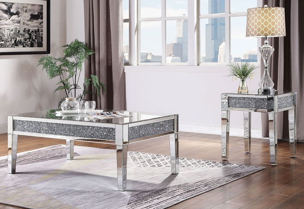 Galli Modern Mirrored Coffee Table