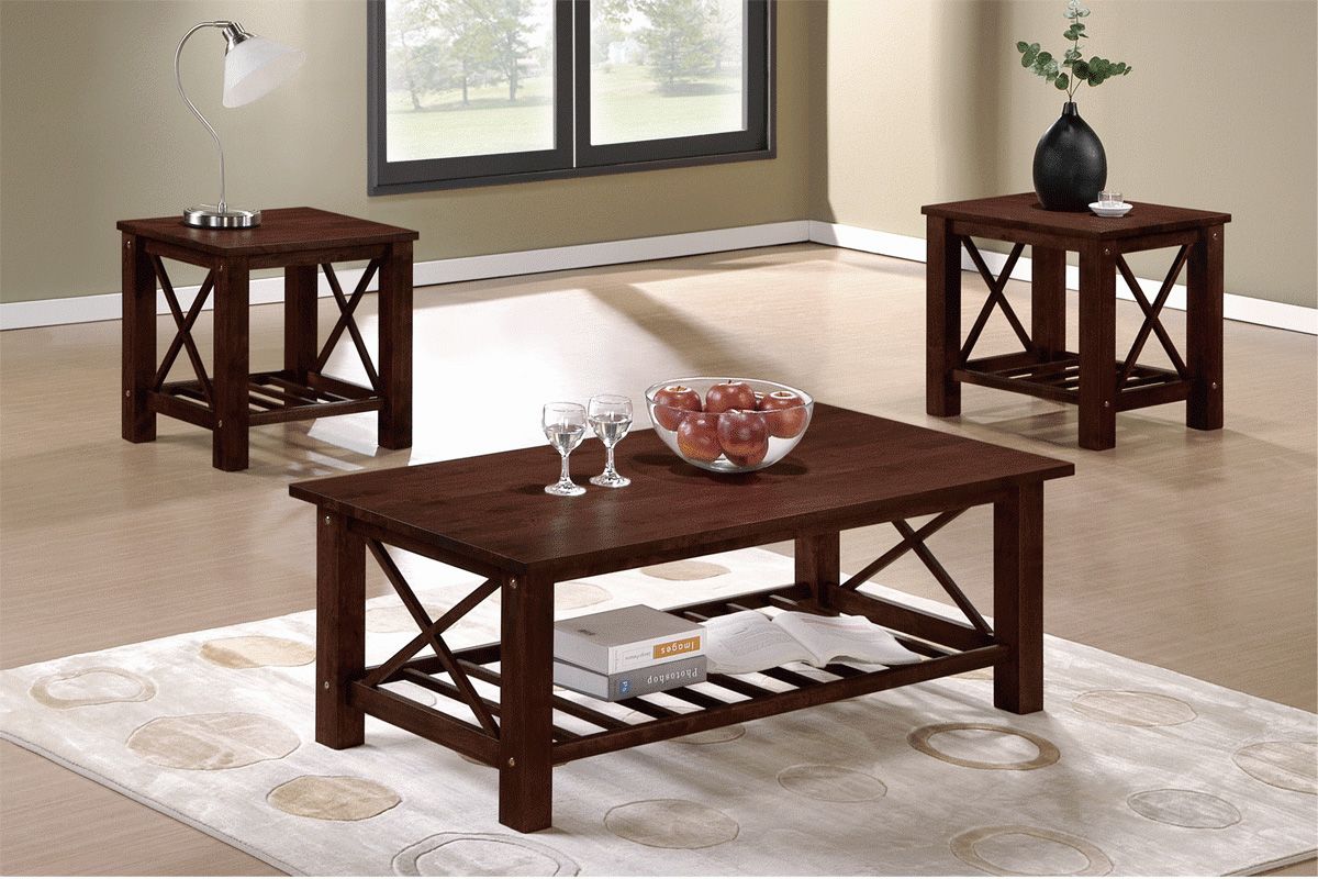 Galver Cottage Style Coffee Table Set