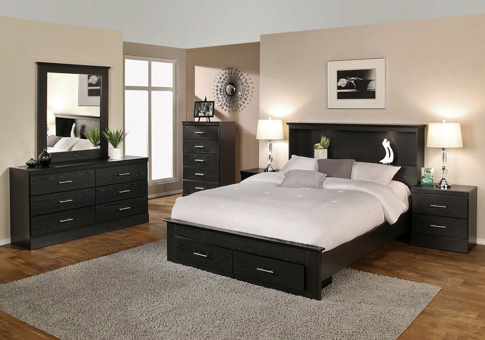 Gamma Modern Bed With Two Drawers