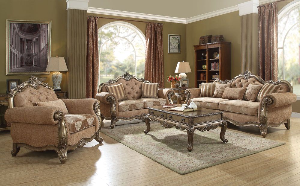 Gastone Traditional Fabric Sofa Collection