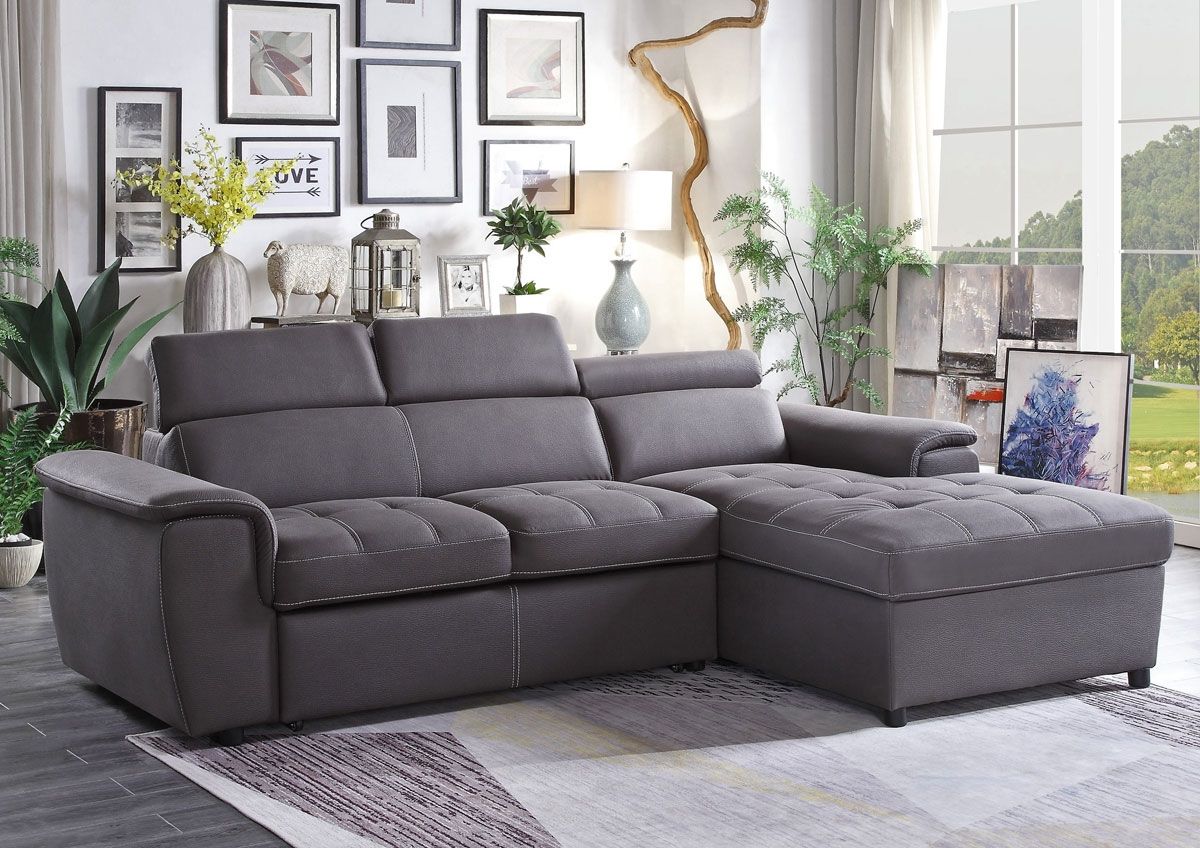 Gemma Gray Sectional Sleeper