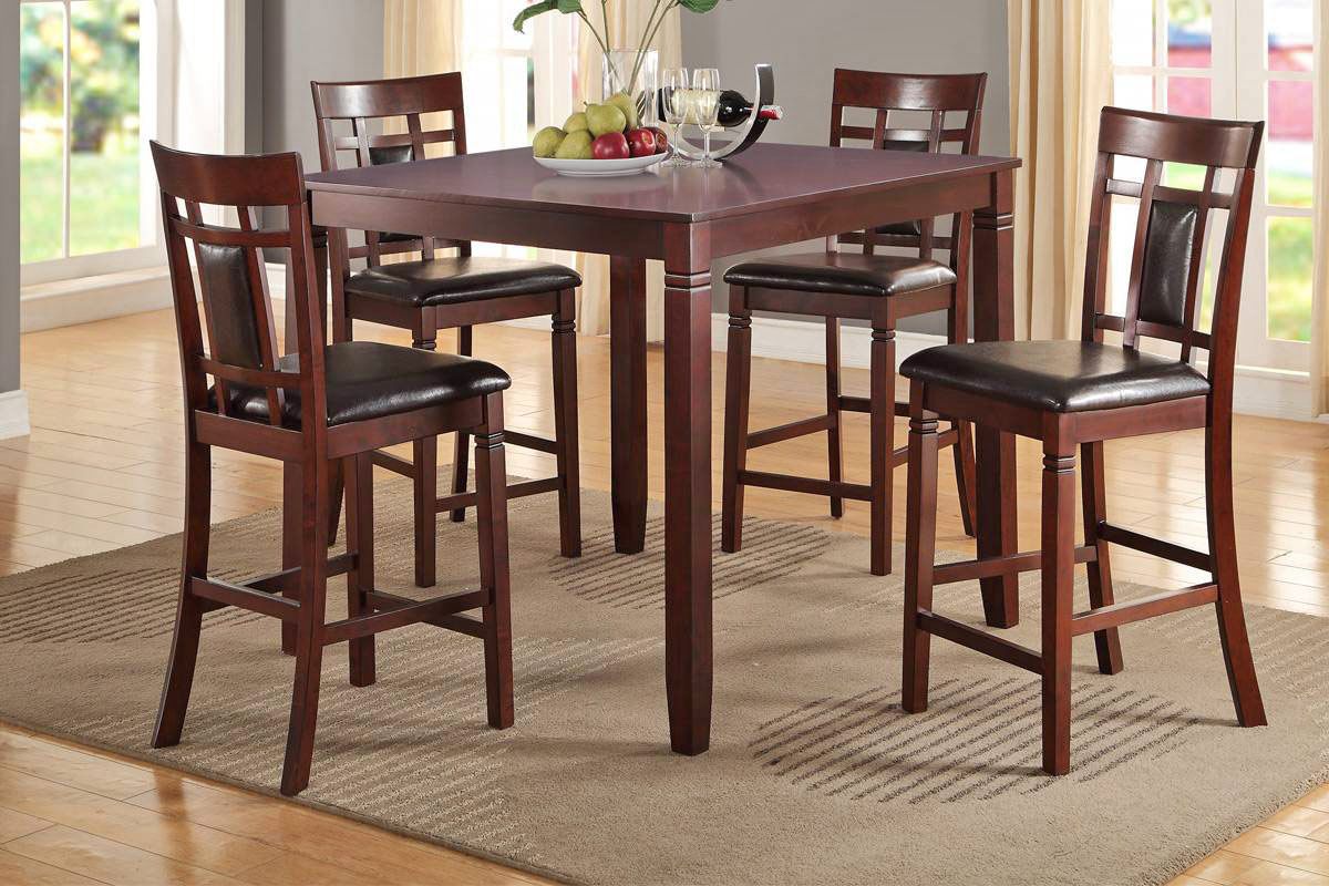 Gerica Contemporary Pub Table Set