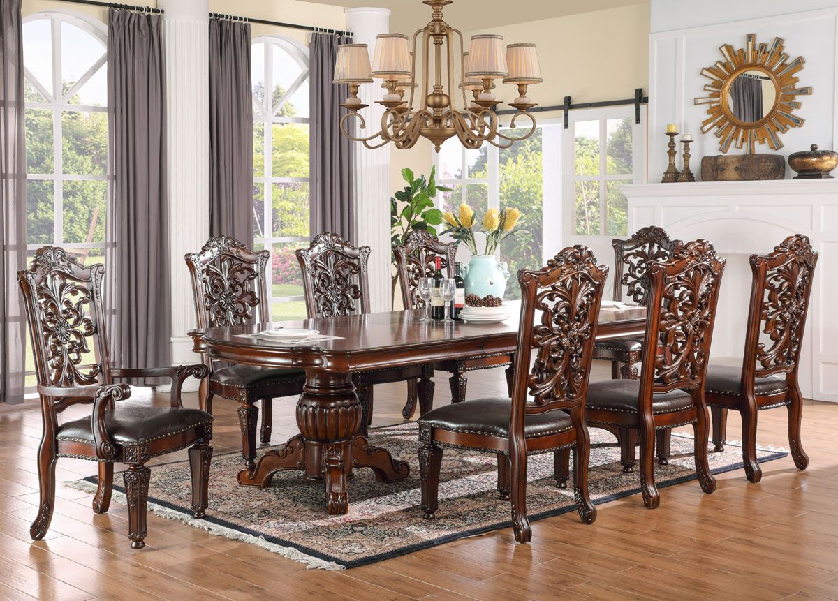 Geronimo Formal Dining Room Table Set