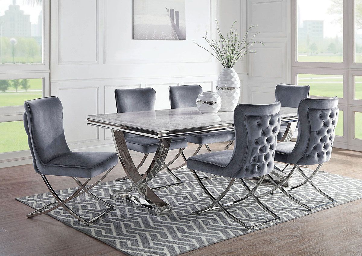 Gerrit Marble Top Modern Dining Table