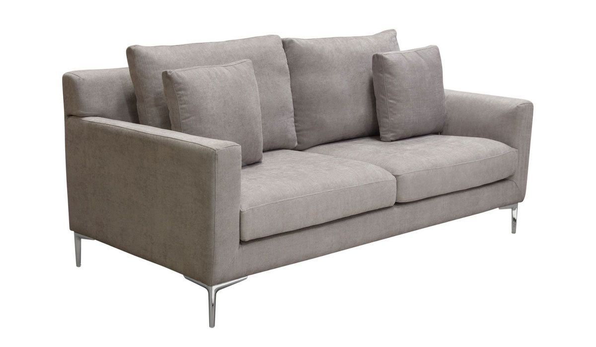 Gilmore Grey Fabric Loveseat