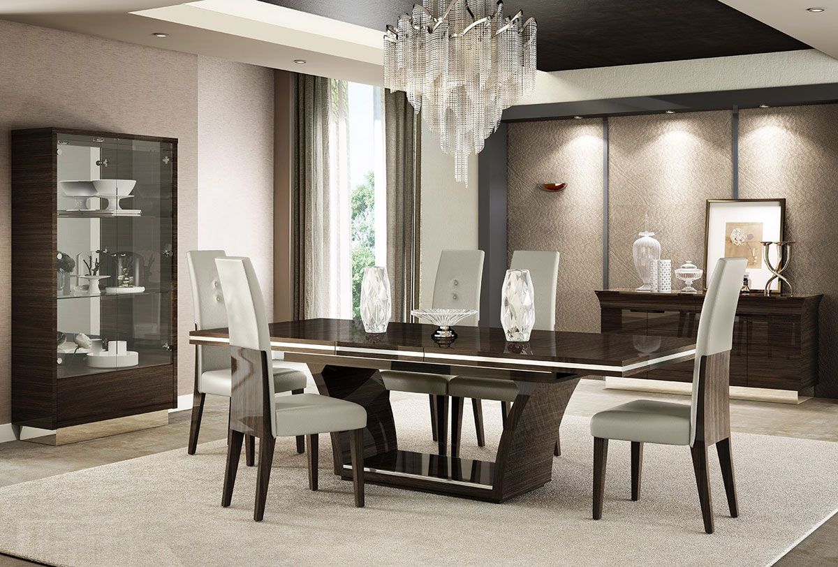 Livorno Italian Modern Dining Table Set