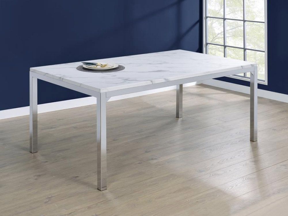 Girardi Marble Top Modern Dining Table