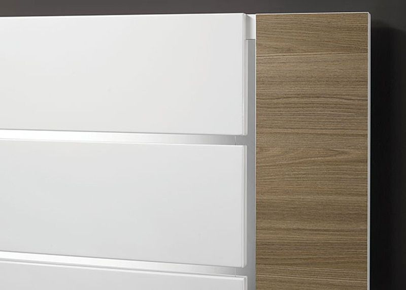 Glendale White Lacquer Bed Headboard