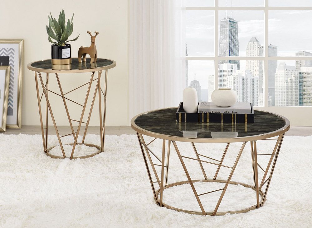 Gordie Round Top Coffee Table