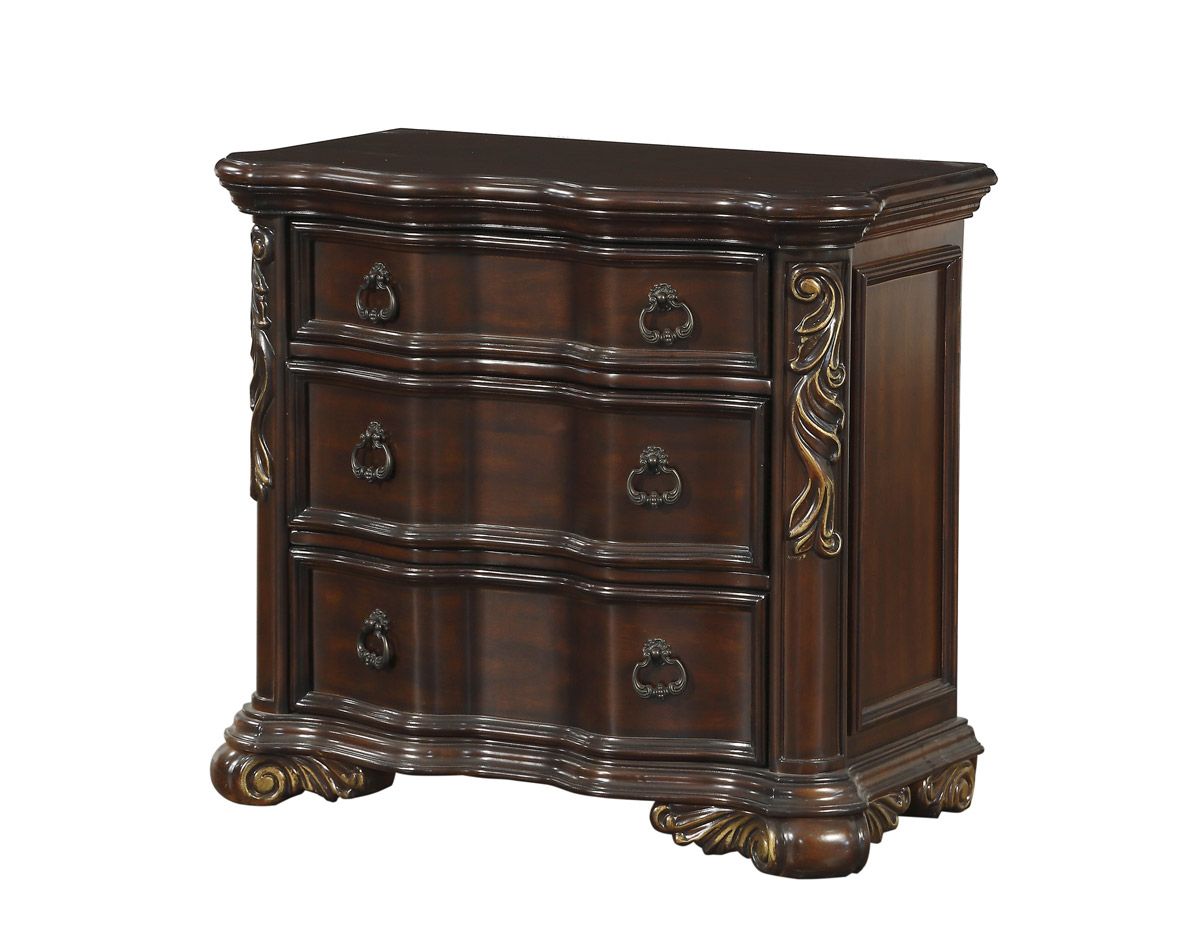 Grando Traditional Style Night Stand