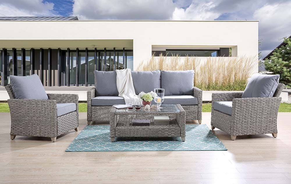 Grazia Outdoor 4-Piece Sofa Set