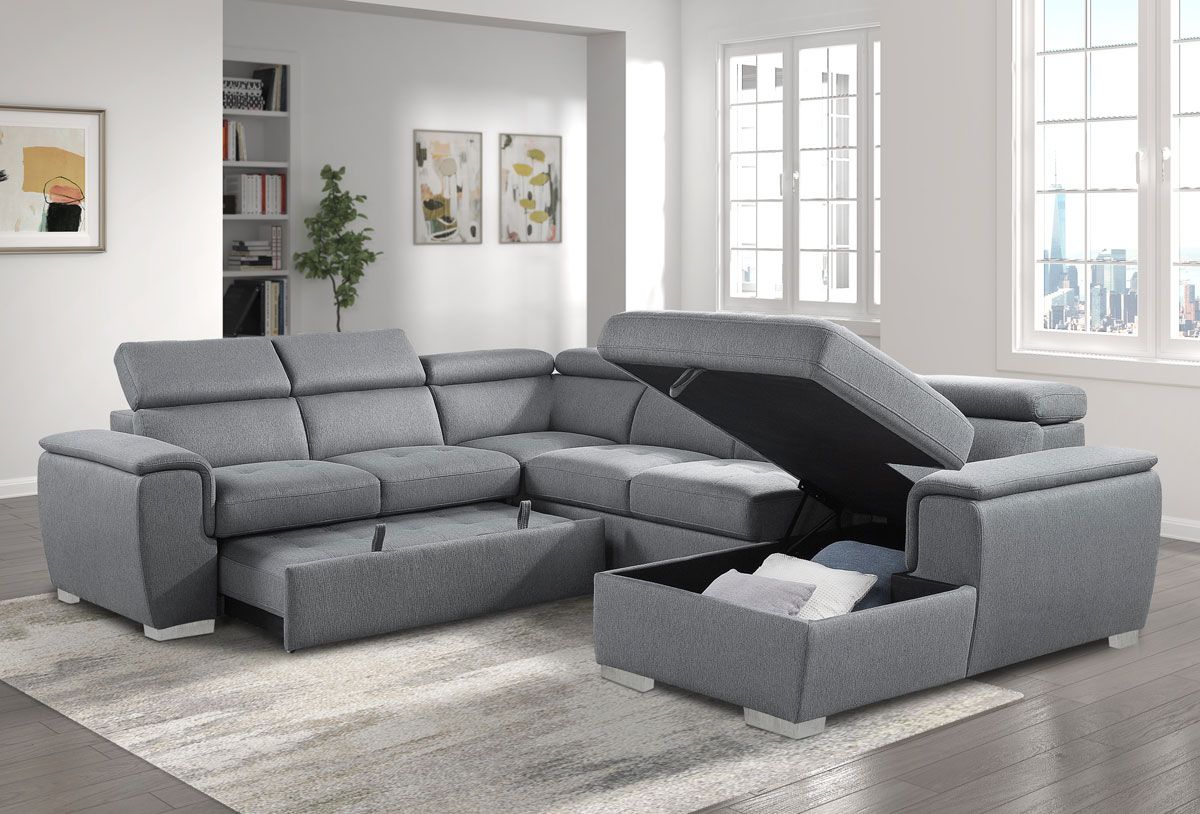 Griswold U-Shape Sectional With Storage