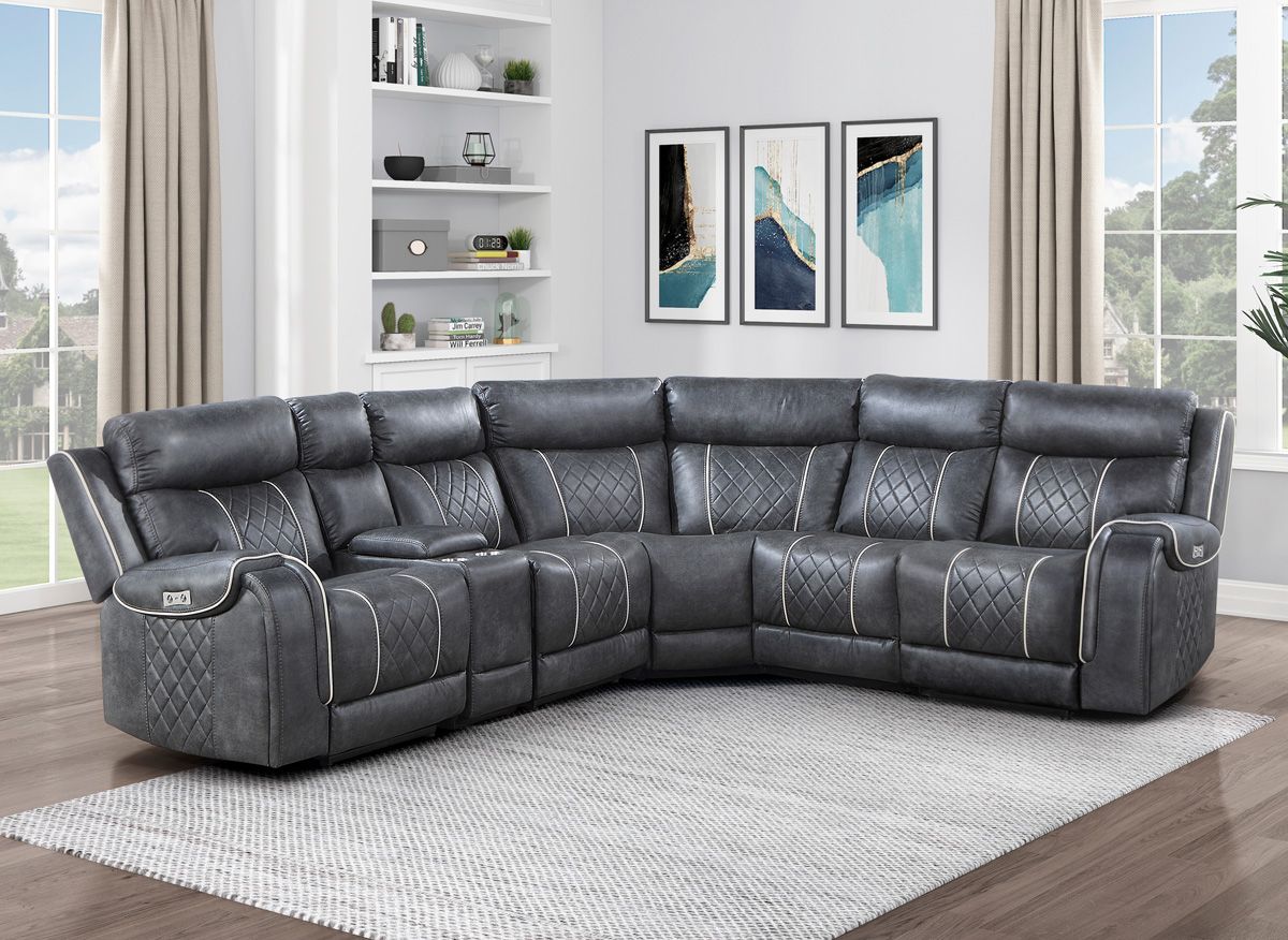 Gualtier Power Recliner Sectional