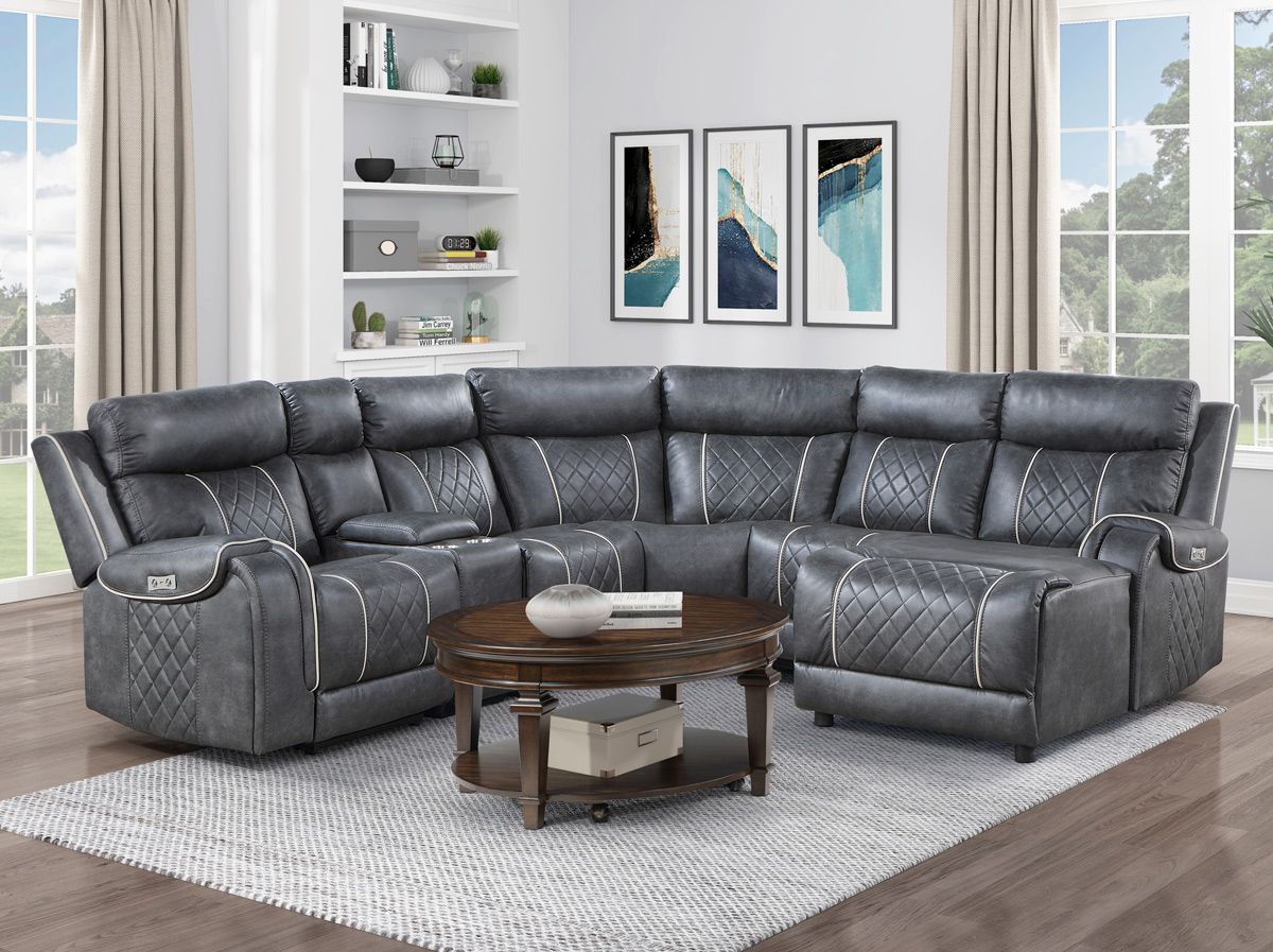 Gualtier U-Shape Power Recliner Sectional