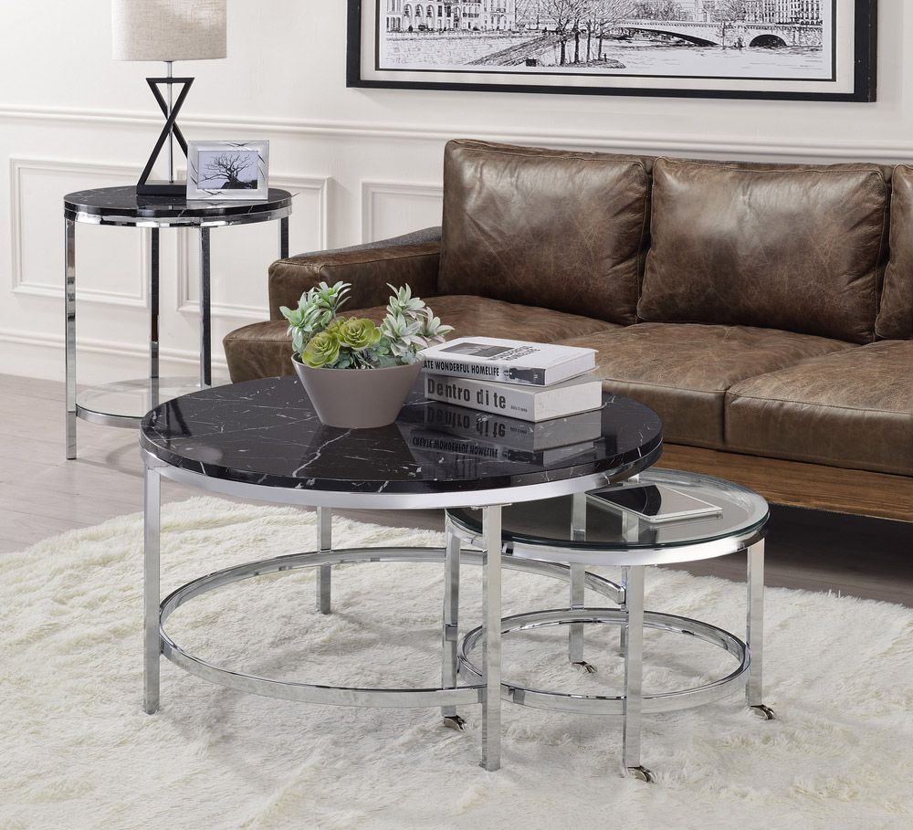 Guerrero Coffee Table With Nesting Table