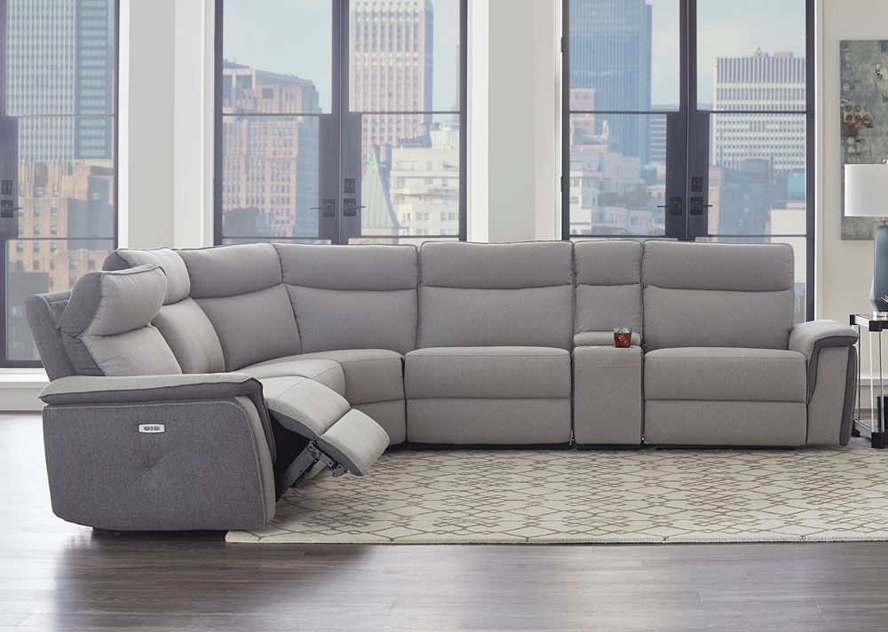 Hagen Power Recliner Modern Sectional