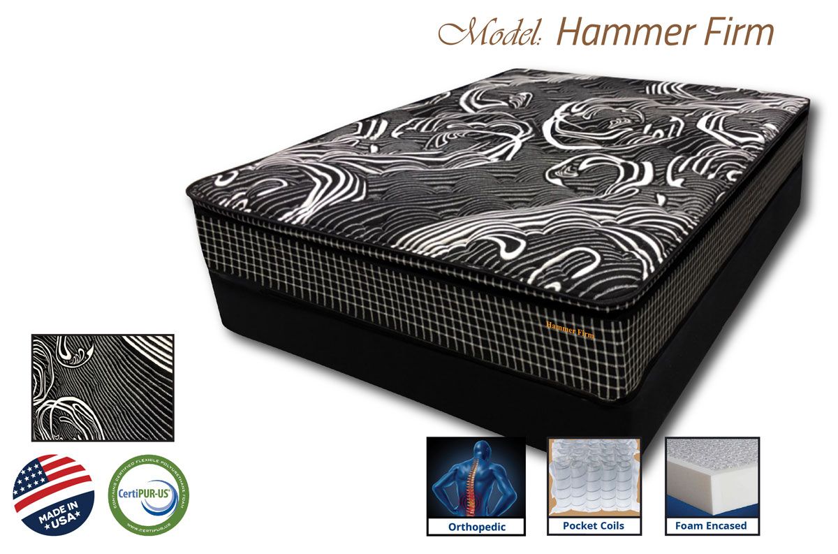 Hammer Firm Mattress Foam Encased