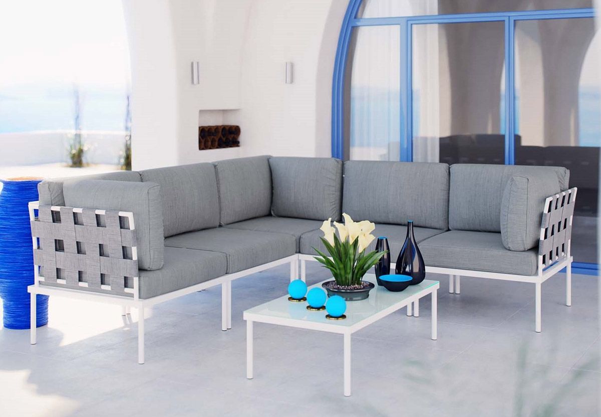 Harmony Patio Sectional Sofa Set