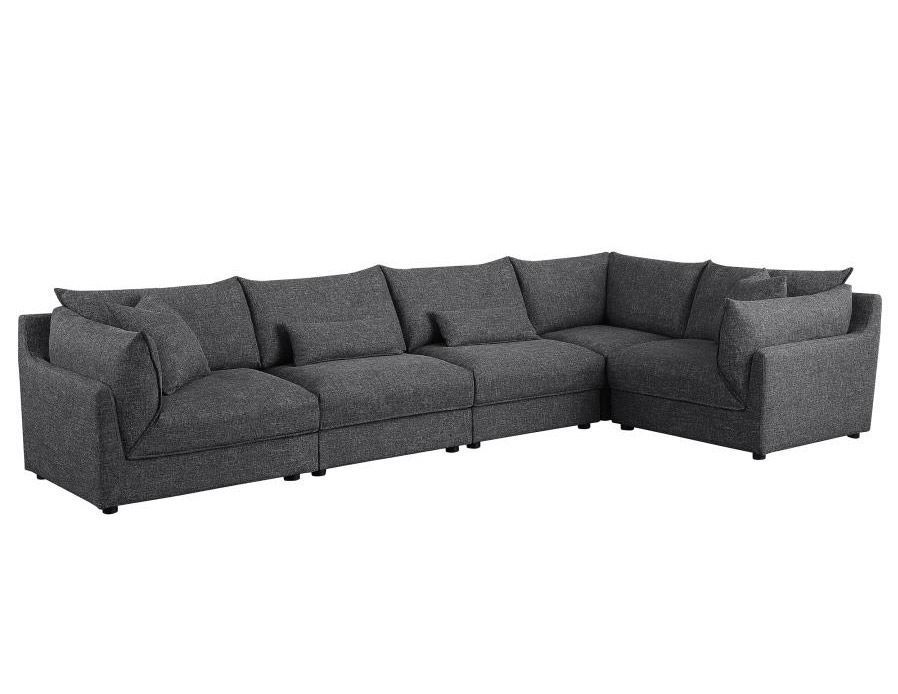 Hawthorn 5-Piece Modular Sectional Setup 2