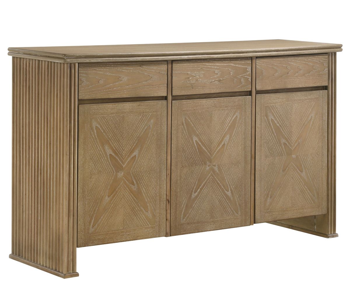 Hensel Server With Fluted Accents