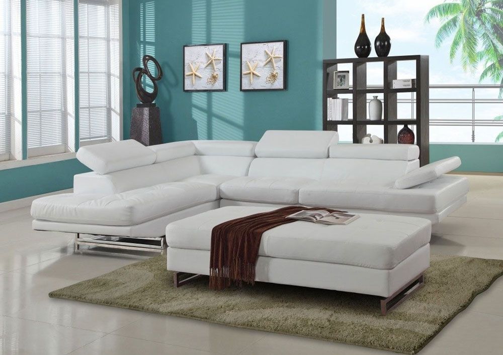 Hester Modern Sectional Adjustable Headrests