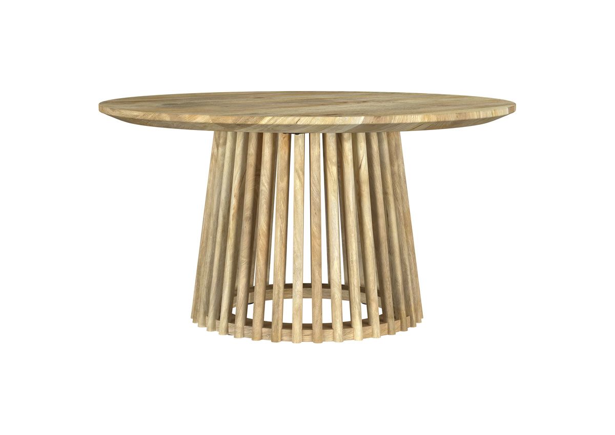 Hiram Round Coffee Table Natural Mango
