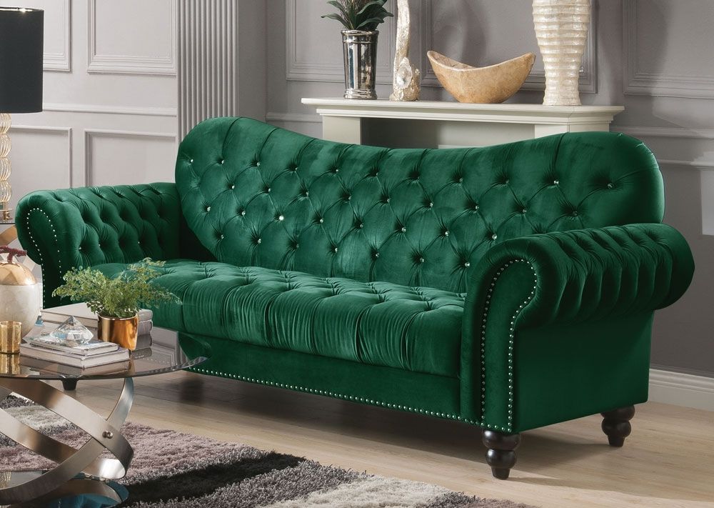 Holder Crystal Tufted Chesterfield Sofa