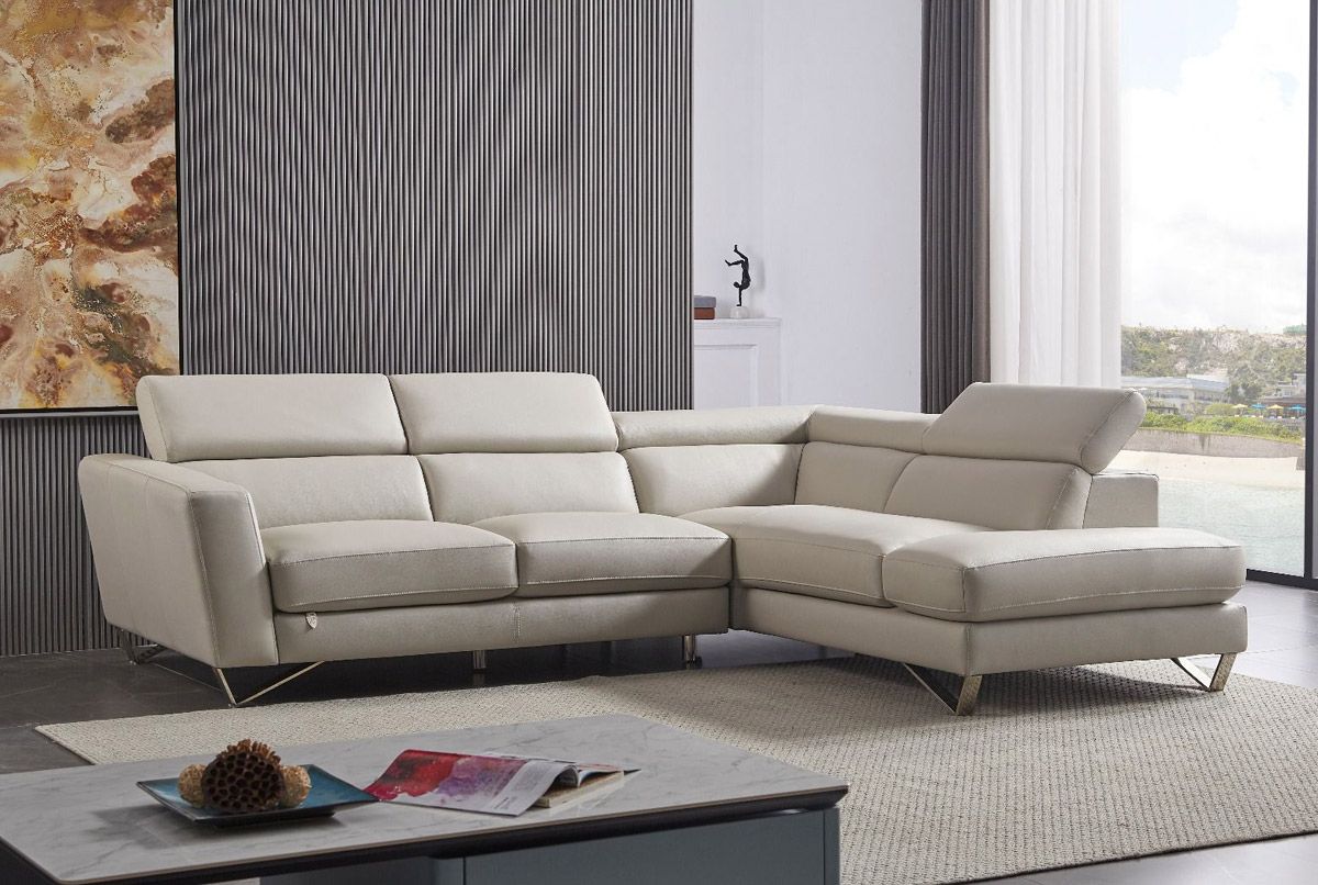 Hollywood Light Grey Facing Right Sectional