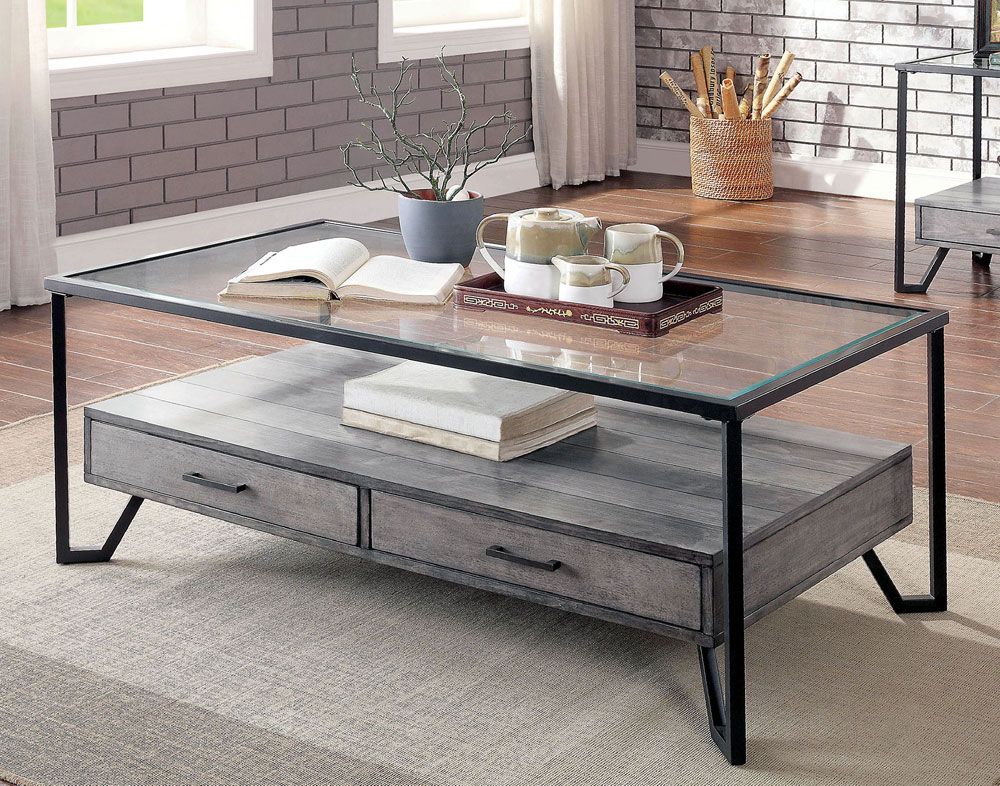 Homare Coffee Table With Drawers