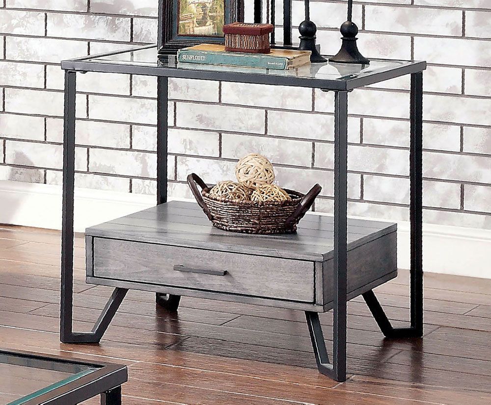 Homare End Table With Drawer
