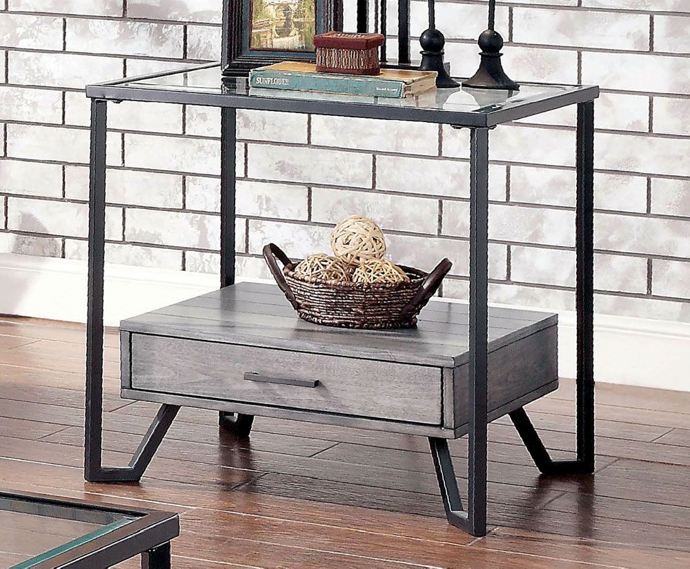 Homare End Table With Drawer