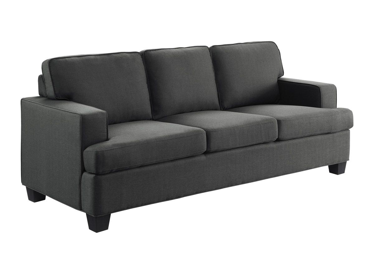 Houston Charcoal Linen Sofa