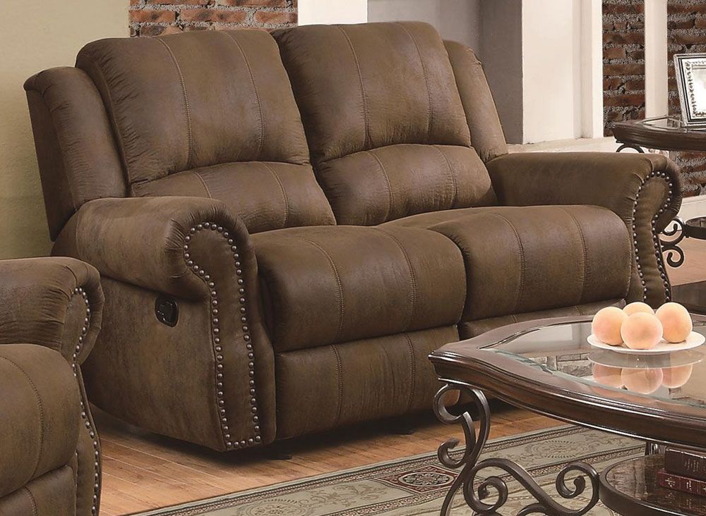 Hoyt Microfiber Recliner Love Seat