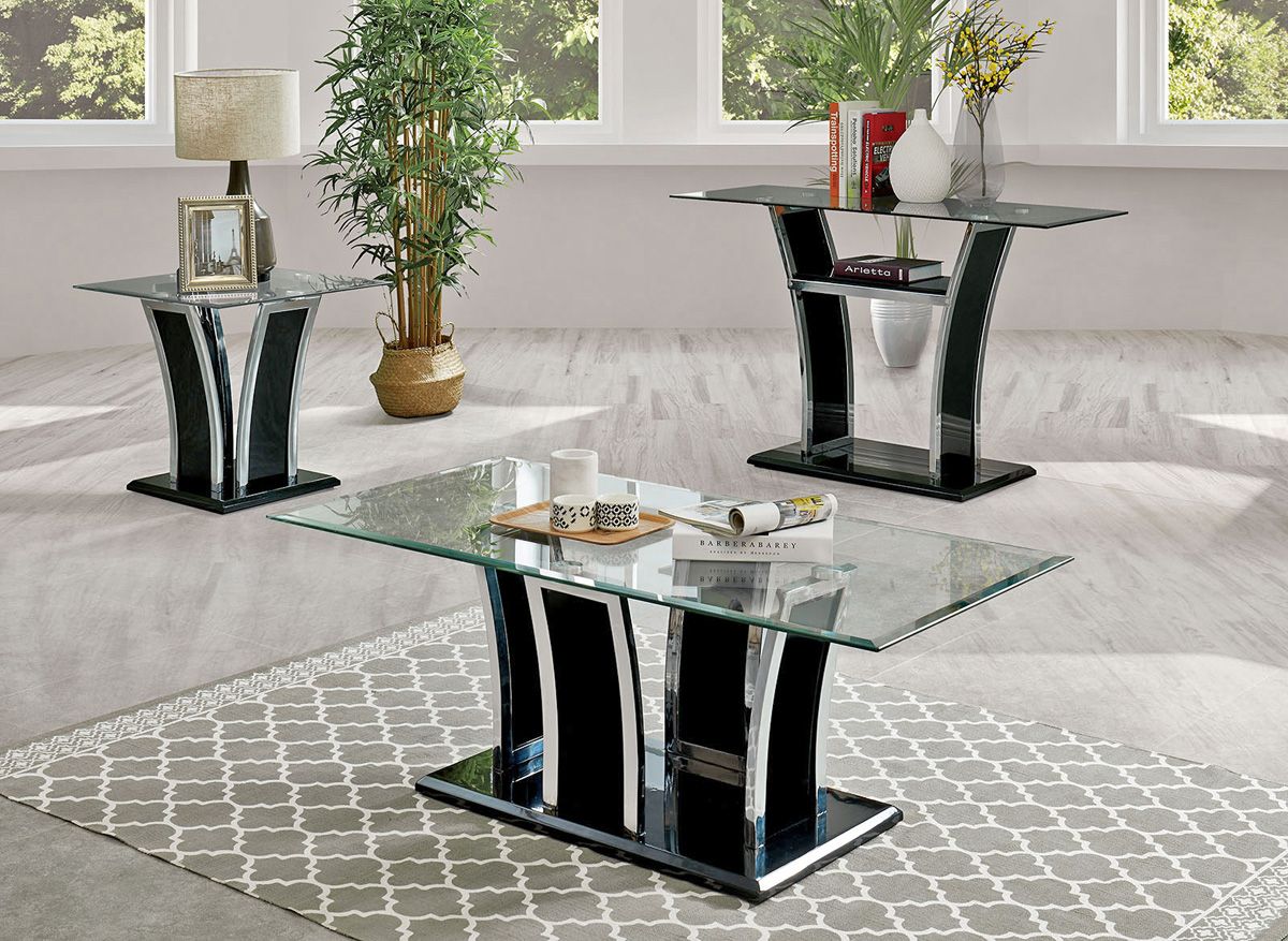 Hulo Black Modern Coffee Table