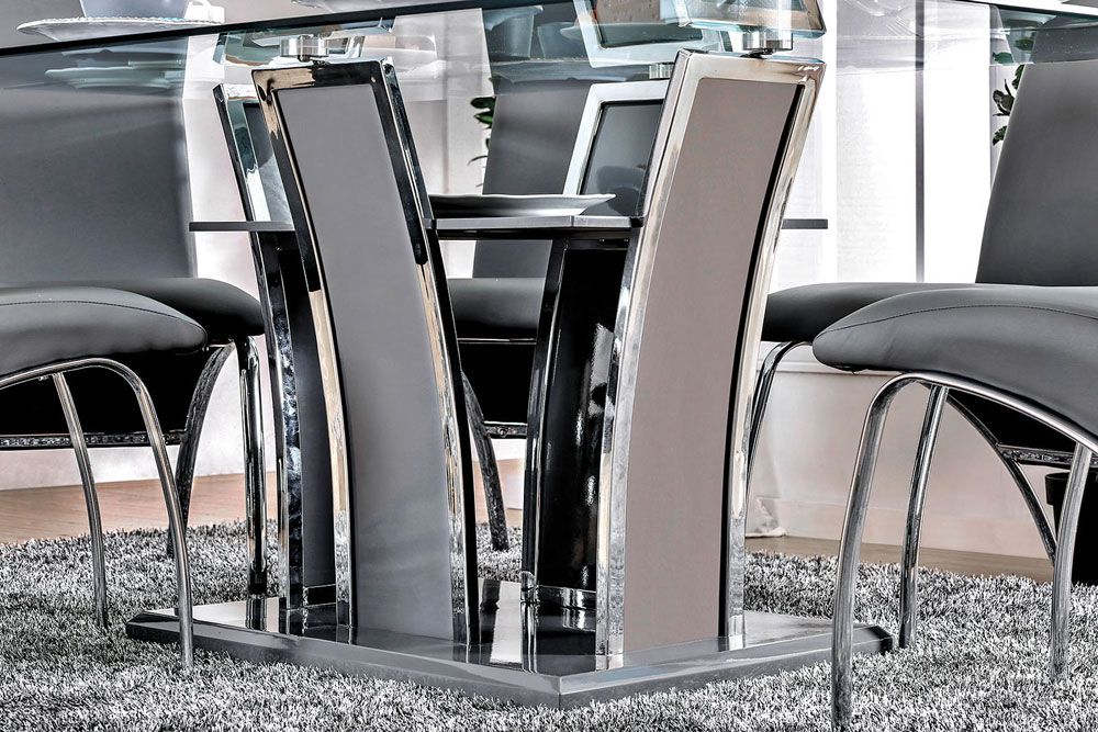 Hulo Grey Dining Table Base