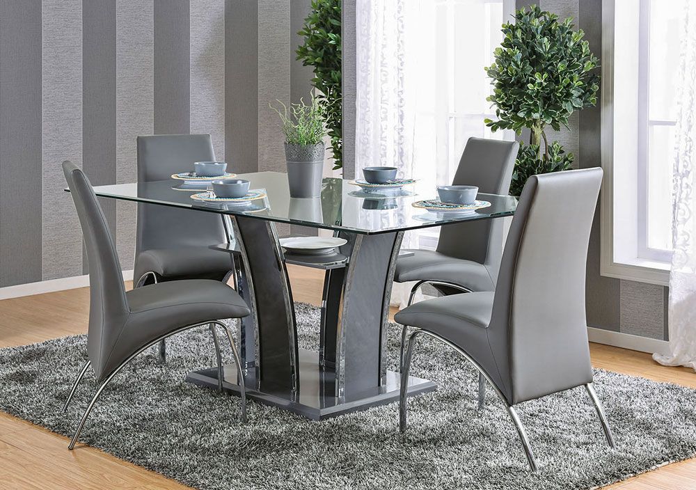 Hulo Grey Dining Table Set