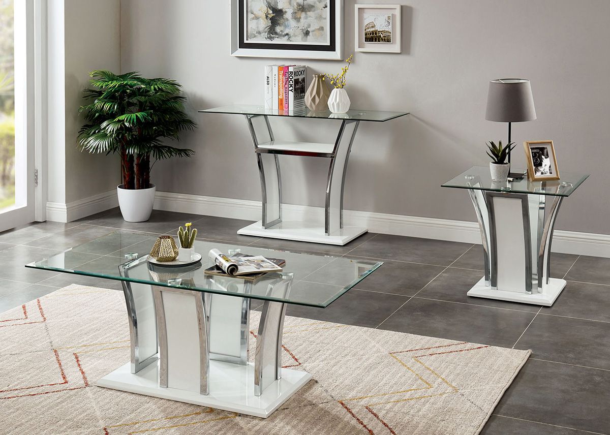 Hulo White Modern Coffee Table