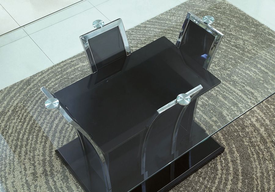 Hulo Black Modern Formal Table Details
