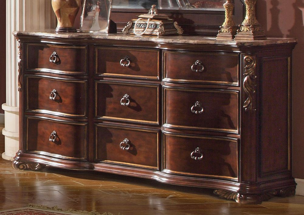 Imperial Marble Top Dresser