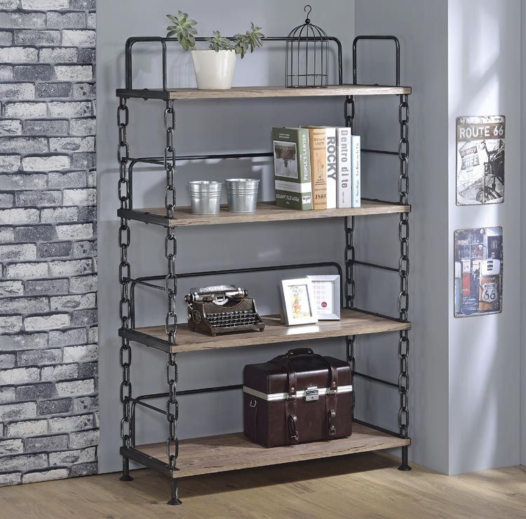 Pablo Industrial Style Bookshelf