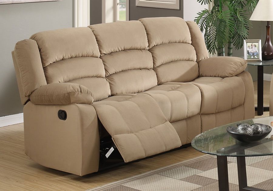 Jagger Beige Recliner Sofa