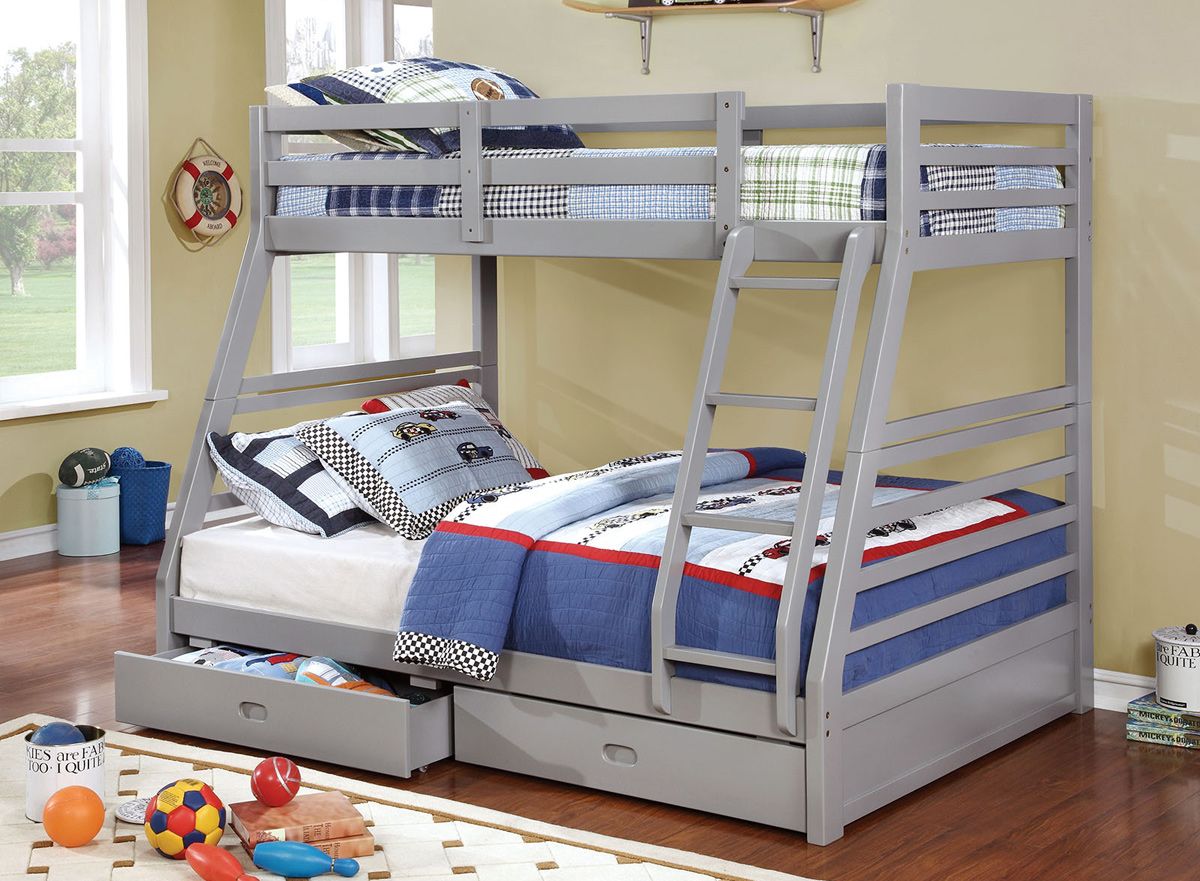 Jason Grey Finish Bunk Bed