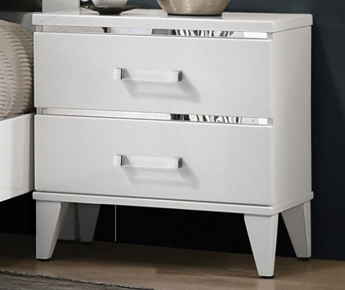 Jasper White Finish Night Stand