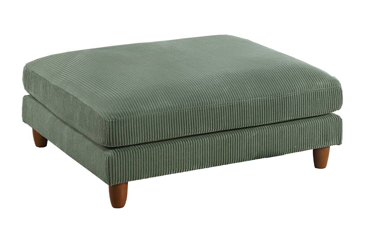 Jazz Green Corduroy Modular Ottoman