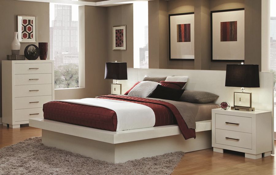 Jessica White Finish Bed