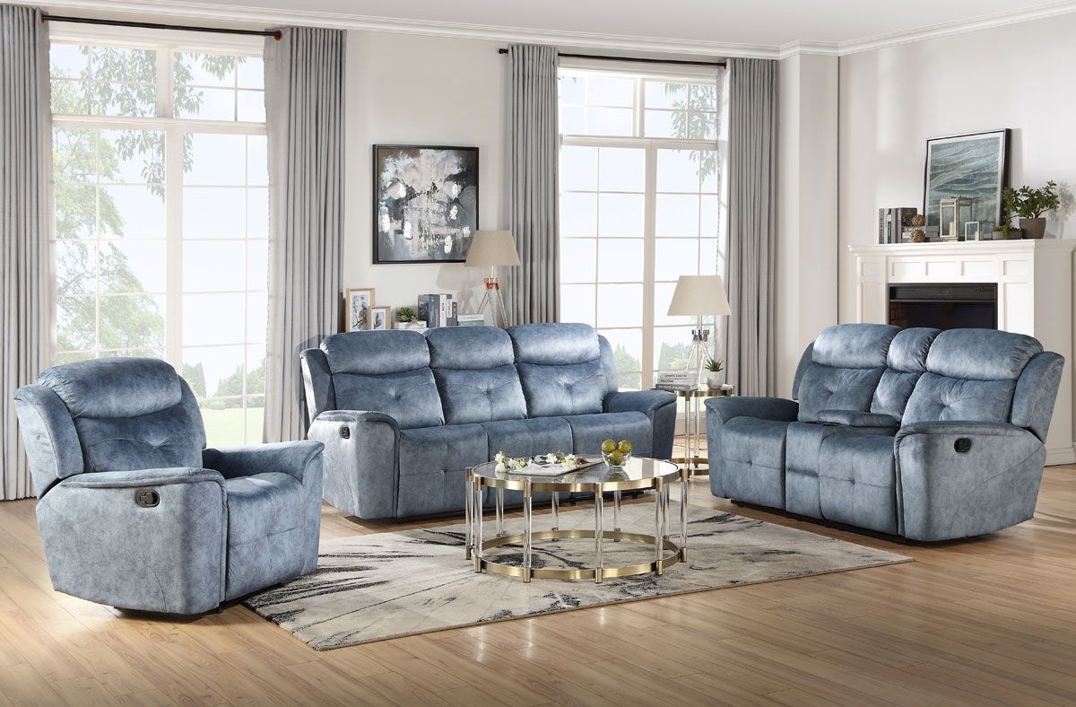 Jimenes Modern Style Reclining Sofa