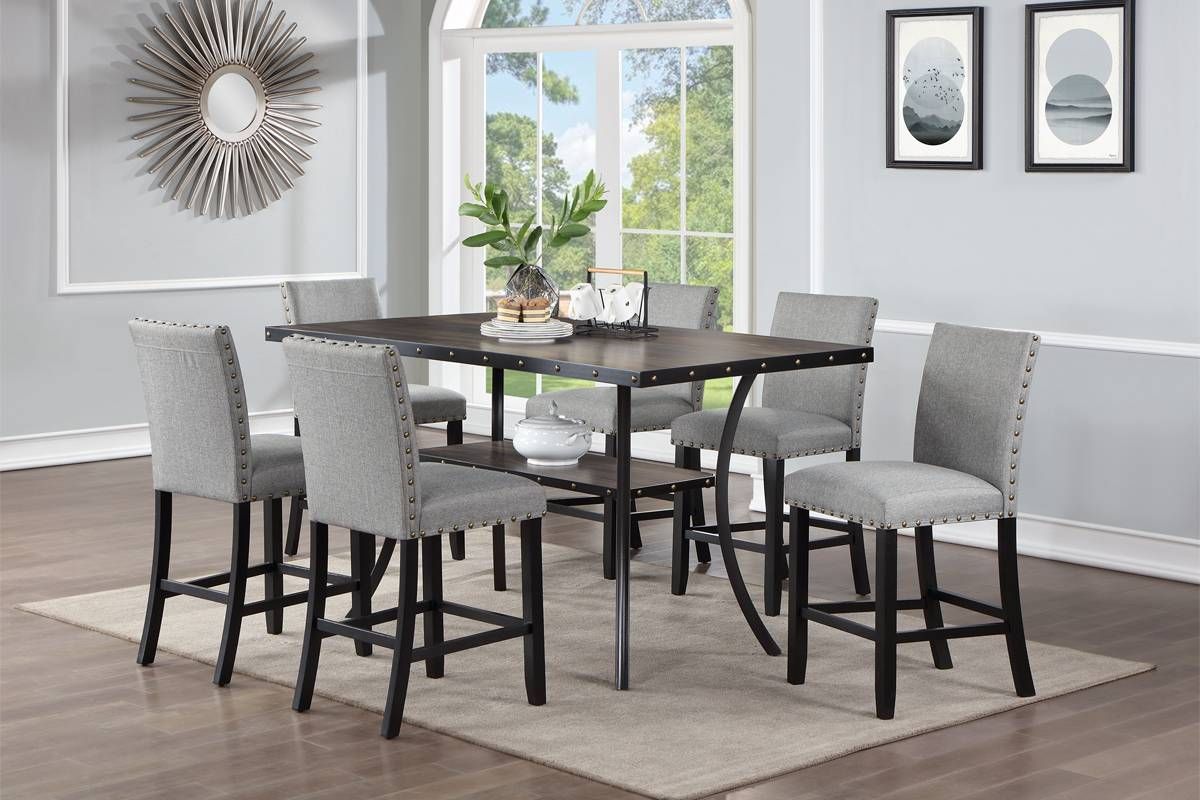 Joly 7-Piece Counter Height Table Set