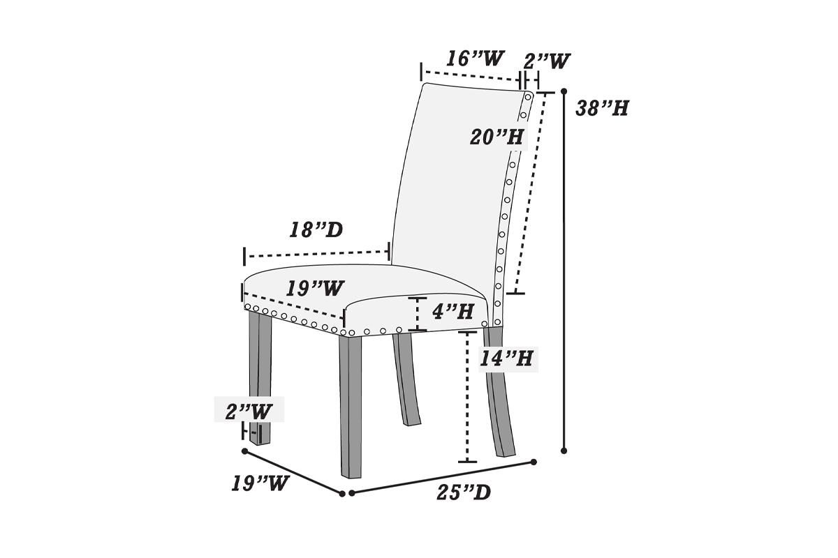 Joly Dining Chair Dimensions